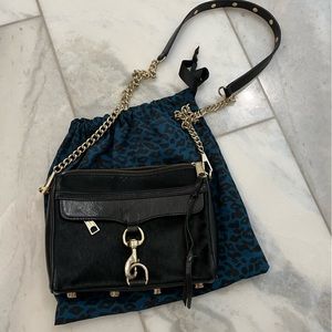 Rebecca Minkoff crossbody bag with pony hair.